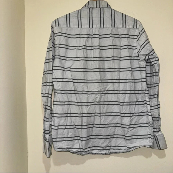 Men’s Ralph Lauren Blue Tag Casual White + Navy Button Down Long Sleeve Size: XL - Picture 10 of 16